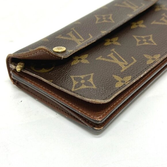 LOUIS VUITTON Portefeuille-Accordeon With Chain Long Wallet - Picture 4 of 14